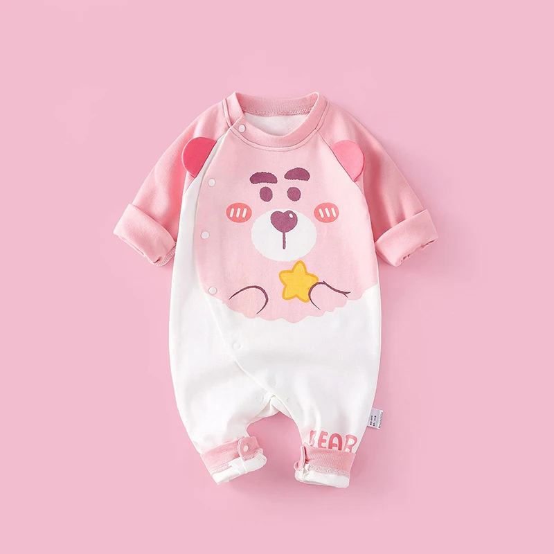 

2023 Baby Girls bodysuits short Sleeve cotton Bunny overalls infantis clothes Newborn boys baby Roupas de bebe outfit clothing