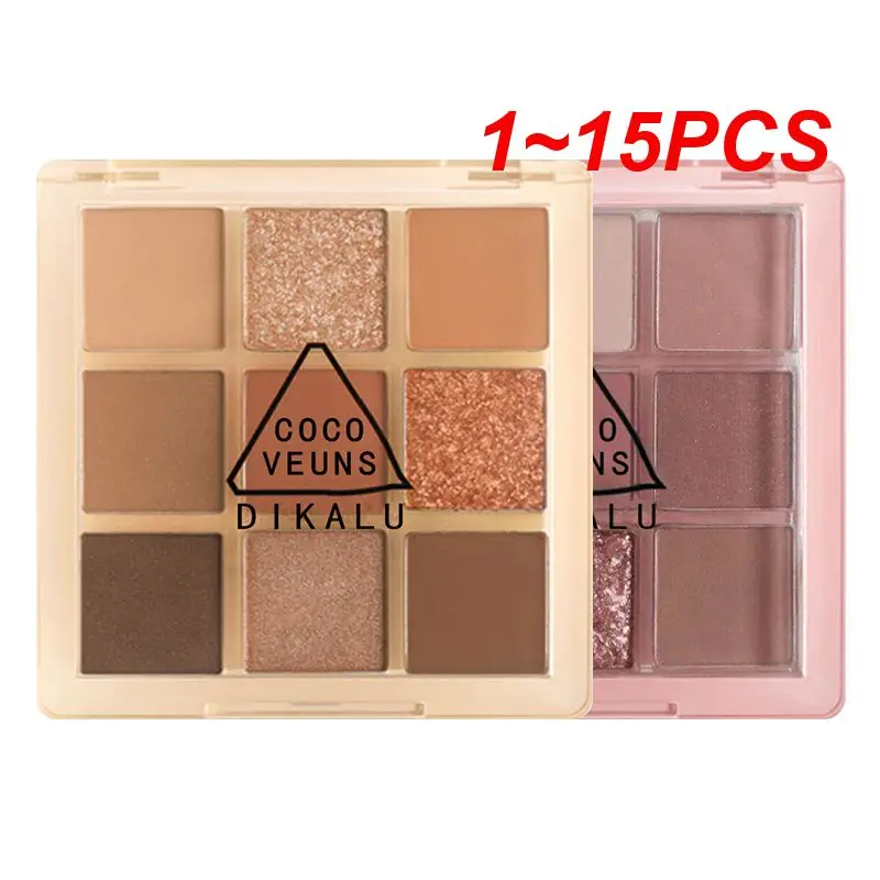 

Палитра матовых блестящих теней для век, стойкие матовые тени для век, палитра 4 шт., пигменты для век с кисточкой, корейская косметика, 1 ~ 15 шт.