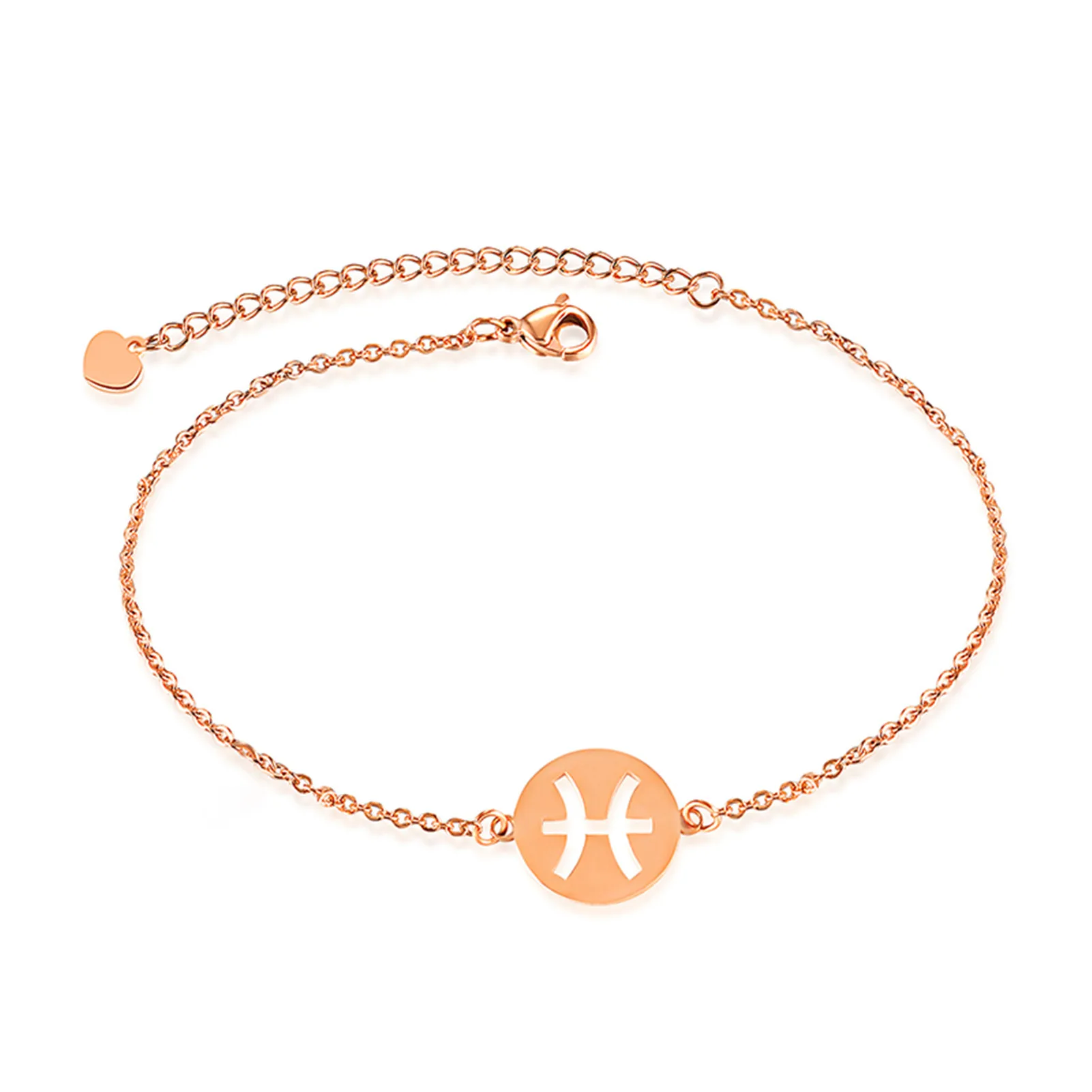 

12 Constellations Pendant Bracelet Shiny Fashion Christmas Gifts For Girls