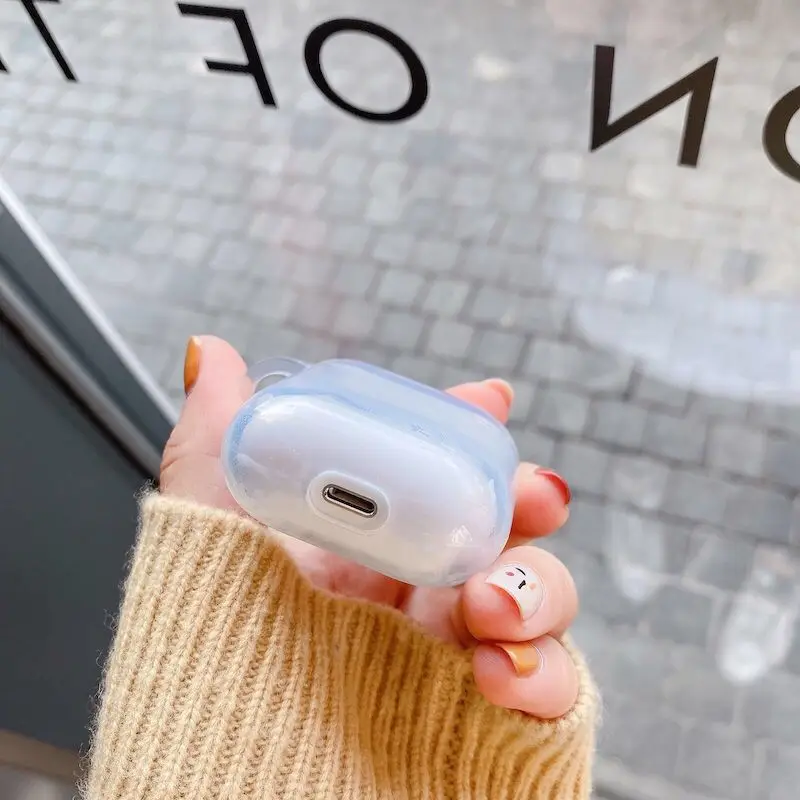 Прозрачные наушники Kaisen Gojo Satoru для Apple Airpods 1 2 3 Pro