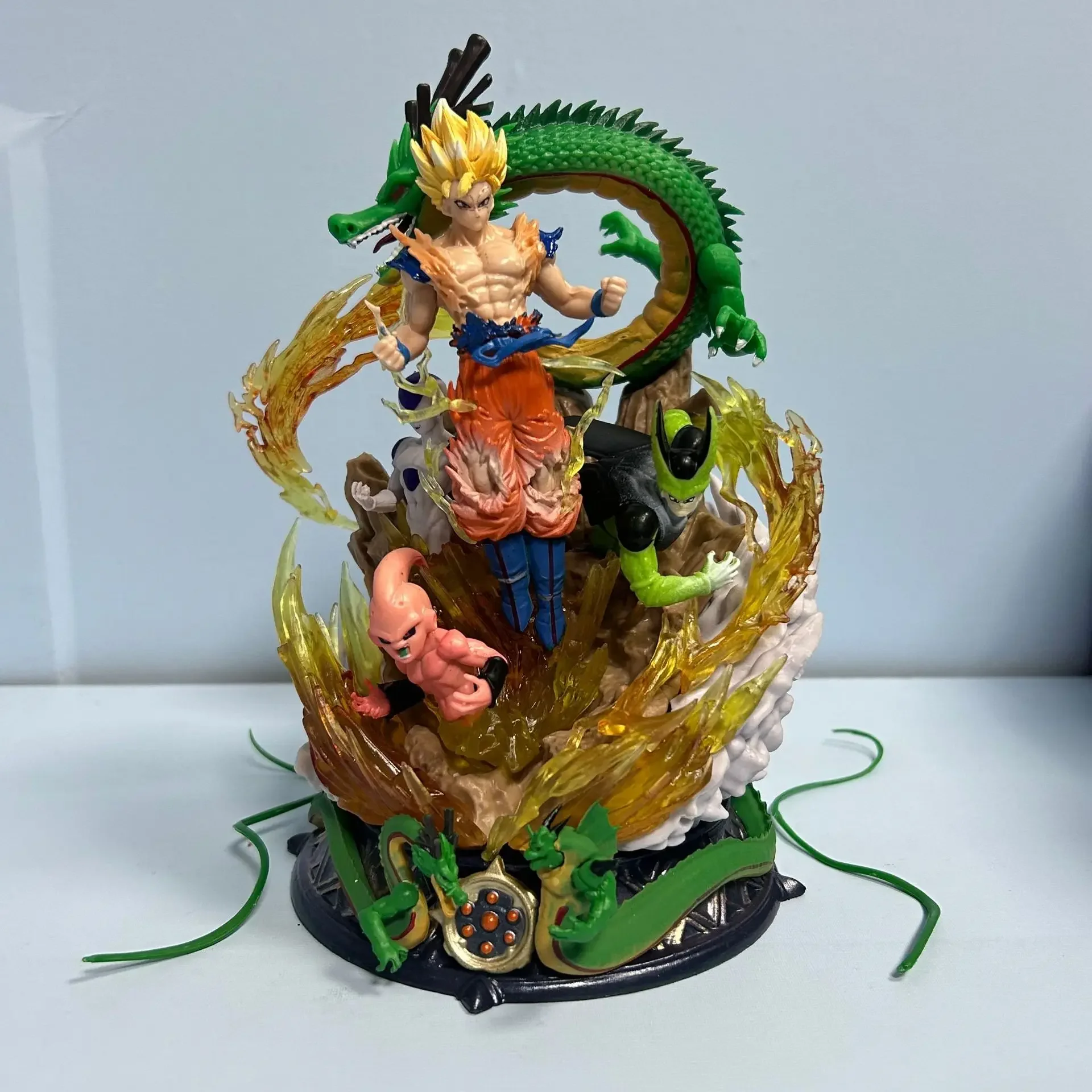 20 см Dragon Ball Z Рисунок Ssj3 Goku Фигурки Дракон ПВХ Статуя GK Коллекционная модель игрушки ПОДАРОК (art.: 3920cd8d97f11) - 3920cd8d97f11
