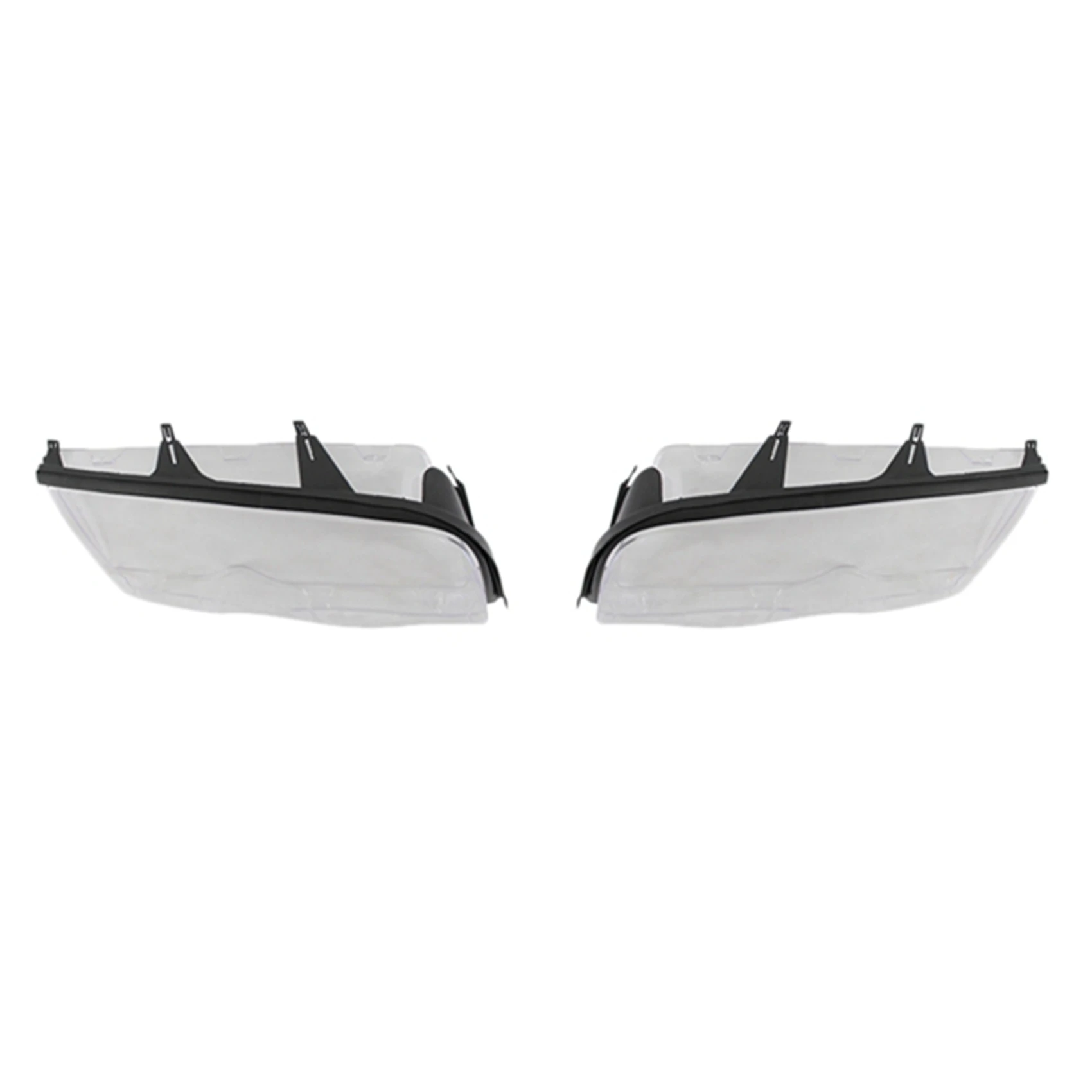 

1 Pair Replace Headlight Clear Lens Cover&Gasket for -BMW E46 4 Door 3 Series