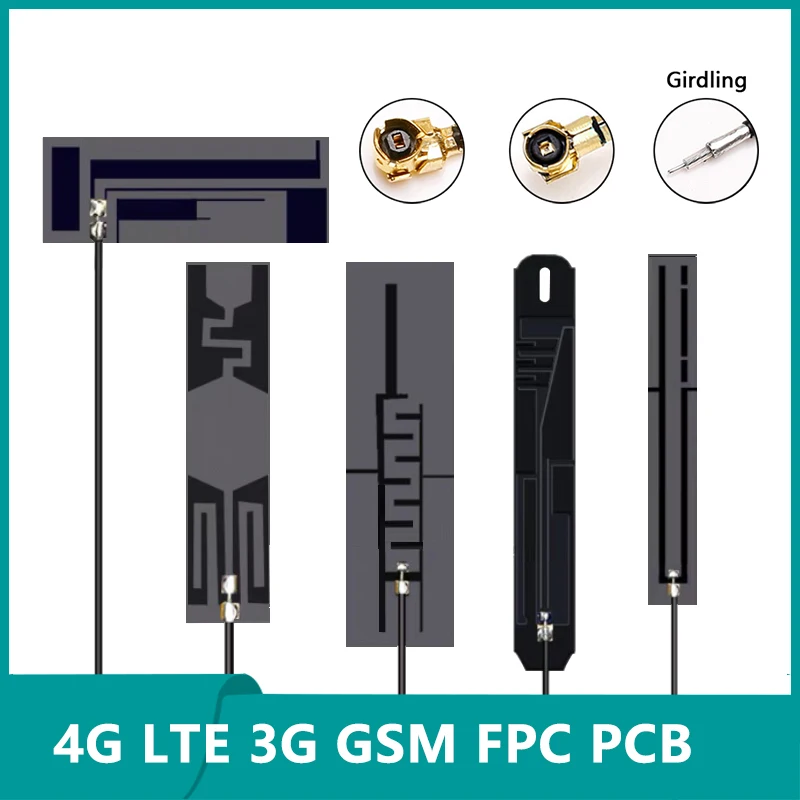 Фото 10 шт., оптовая продажа, внутренняя 4G LTE 3G GSM Omni Wi-Fi всенаправленная антенна 698 ~ 2700 МГц 8dbi, гибкая FPC печатная плата, патч-антенна U.fl SMA №1