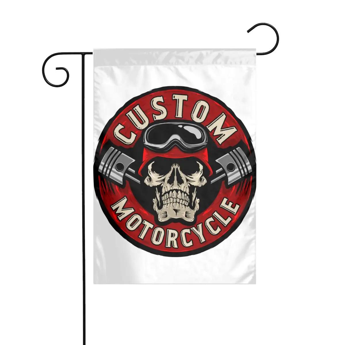 

Garden flag Custom Motorcycle Skull 30X45cm