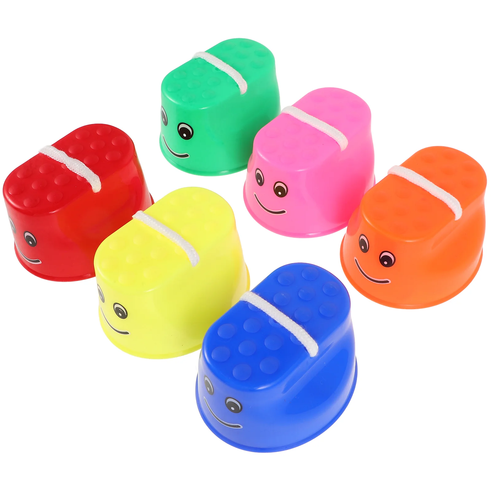 6 шт. утолщенные ходунки детские игрушки ведро Детские тиловые пластиковые для