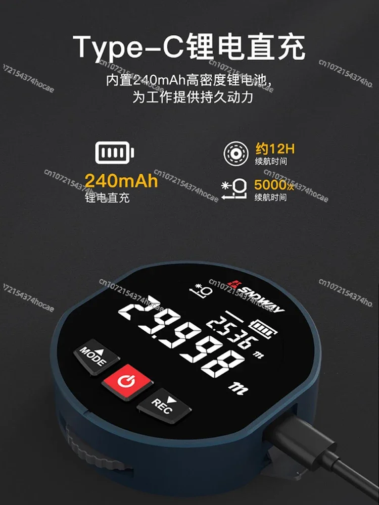 Портативная роликовая электронная линейка для измерения изогнутой поверхности