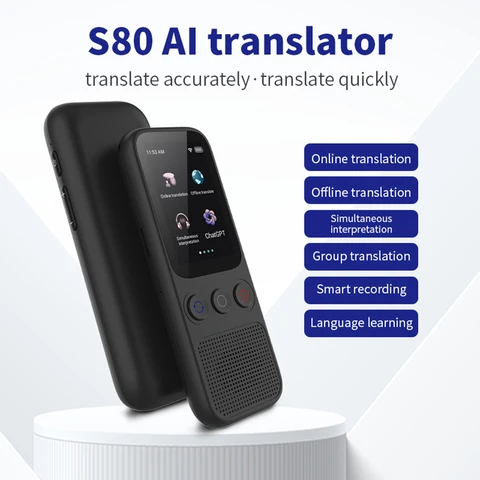 Устройство для перевода языков S80 с онлайн-офлайн-трансляцией