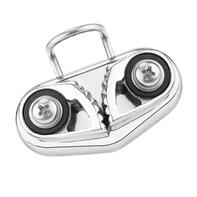 

Stainless Steel Boat Cam Cleats, Fast Entry Kayak Sailing Sailboat Rope Clamp Clip Cleat Suitable for 3/8 inch 10mm Lines