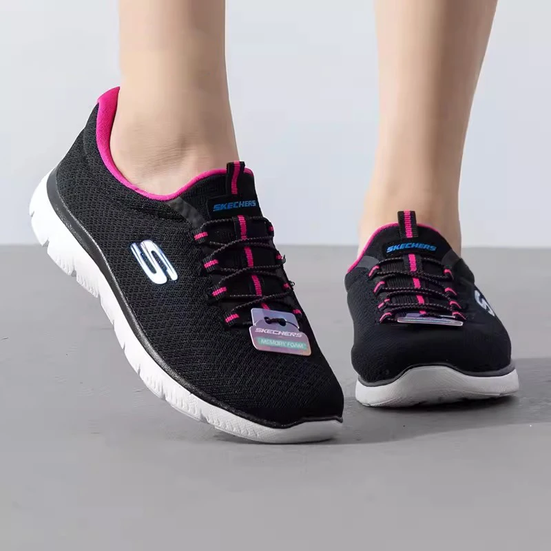 Skechers Женские кроссовки Летние повседневные с дышащей сеткой Кроссовки для бега