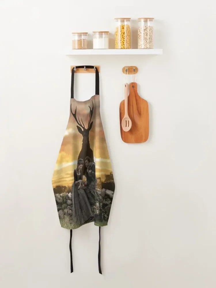 Фартук Джейми и Клере под закатом для косметолога домашний женский фартук