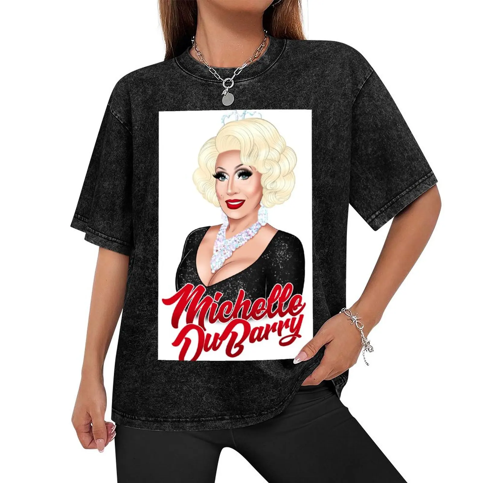 Футболка Michelle DuBarry футболка на заказ летние топы мужская с аниме