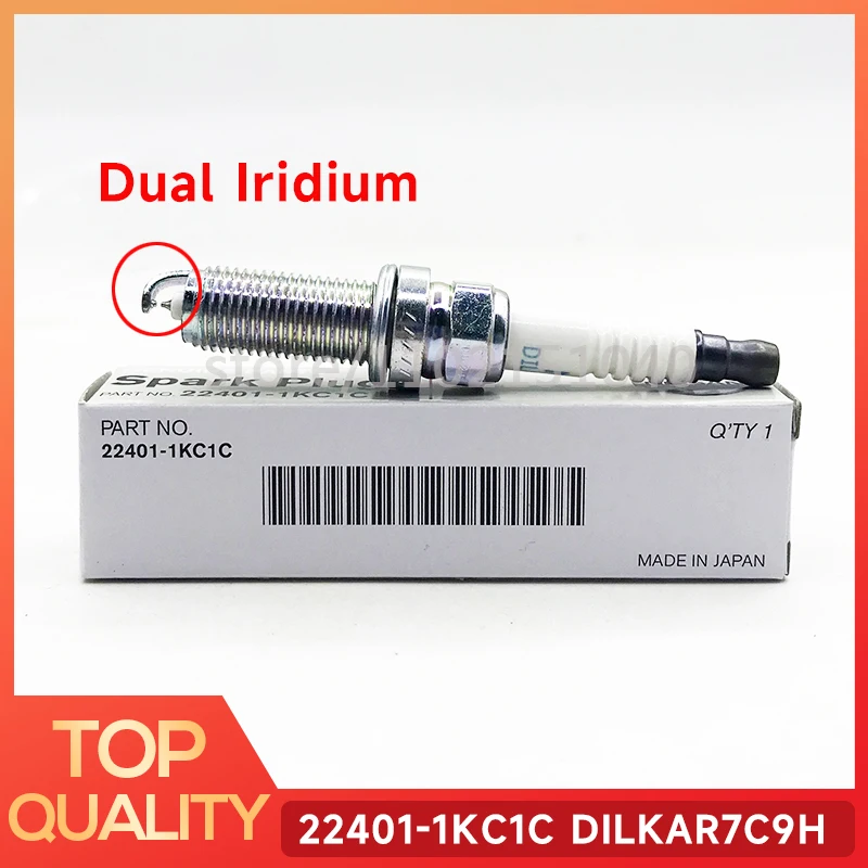 

4pcs 22401-1KC1C DILKAR7C9H Laser Iridium Spark Plug For Nissan Juke Tiida Murano Renault Clio IV 224011KC1C 22401-1KC7C