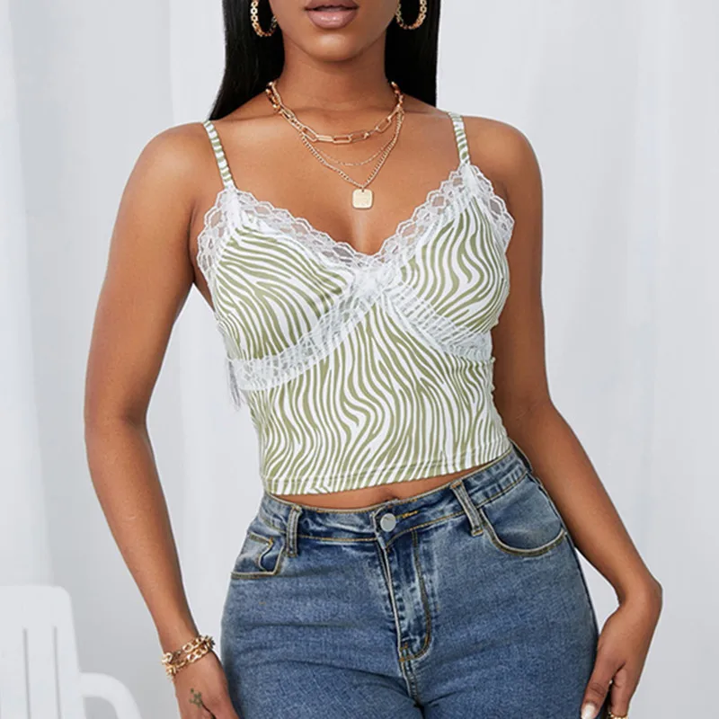 

Летний женский короткий топ с V-образным вырезом и открытой спиной