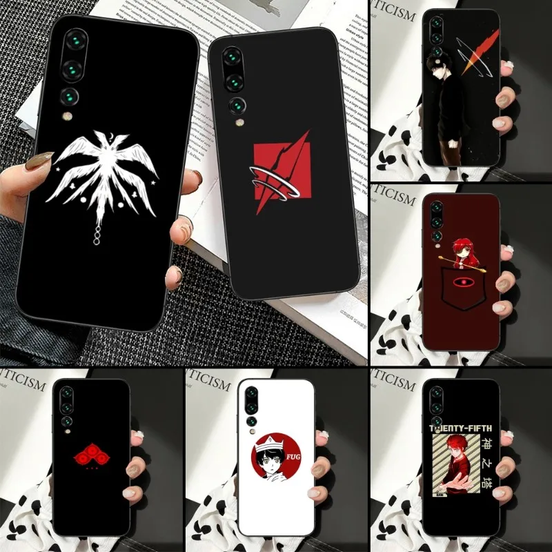 

Чехол для телефона с аниме башней для Huawei P50 P40 P30 Pro Lite P Smart 2021 2019 Magic 3, мягкий черный чехол для телефона