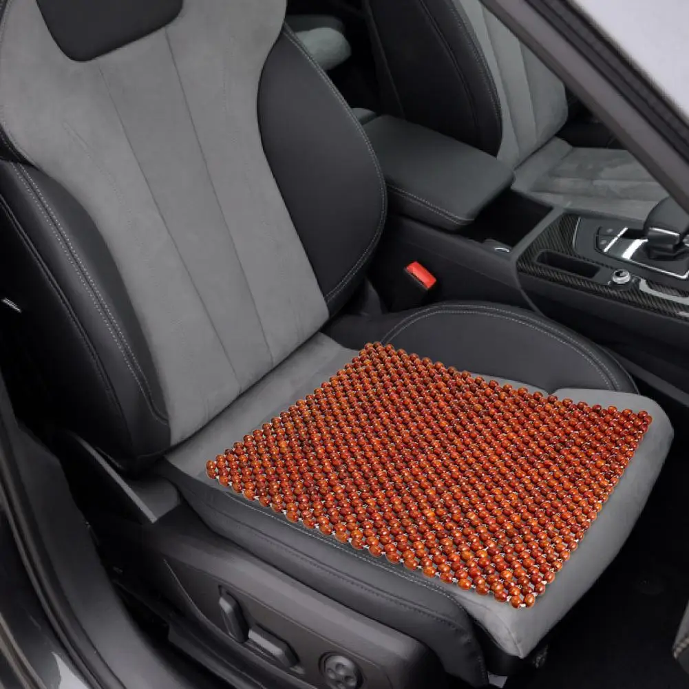 

Seat Mat Excellent Comfort Universal Wooden Bead Seat Cushion for Office Seat Cushion Bead Seat Cushion