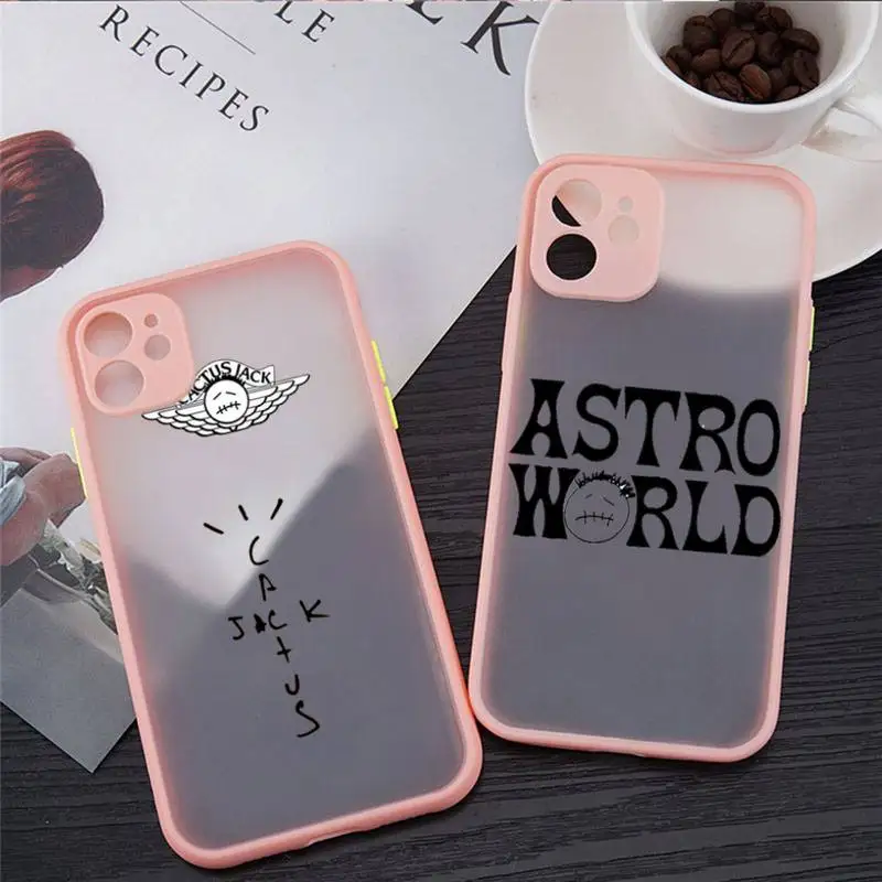 

Travis Scott Huncho Jack ASTROWORLD TOUR Phone Case matte transparent For iphone 11 12 13 7 8 plus mini x xs xr pro max cover