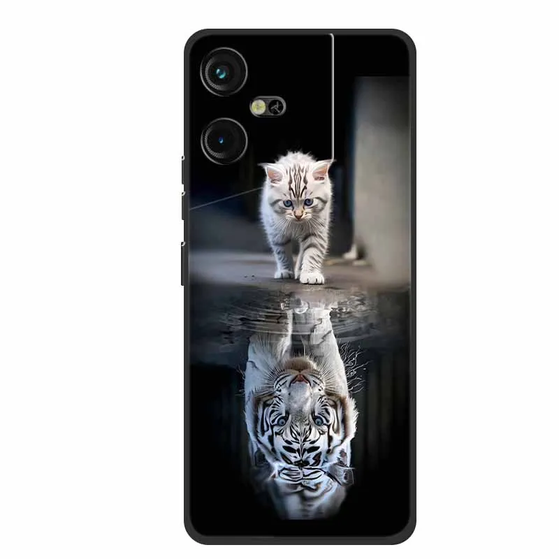 Чехол для Tecno Pova Neo 3 2 мягкий силиконовый чехол из ТПУ телефона Neo3 Coque LG6n LH6n с