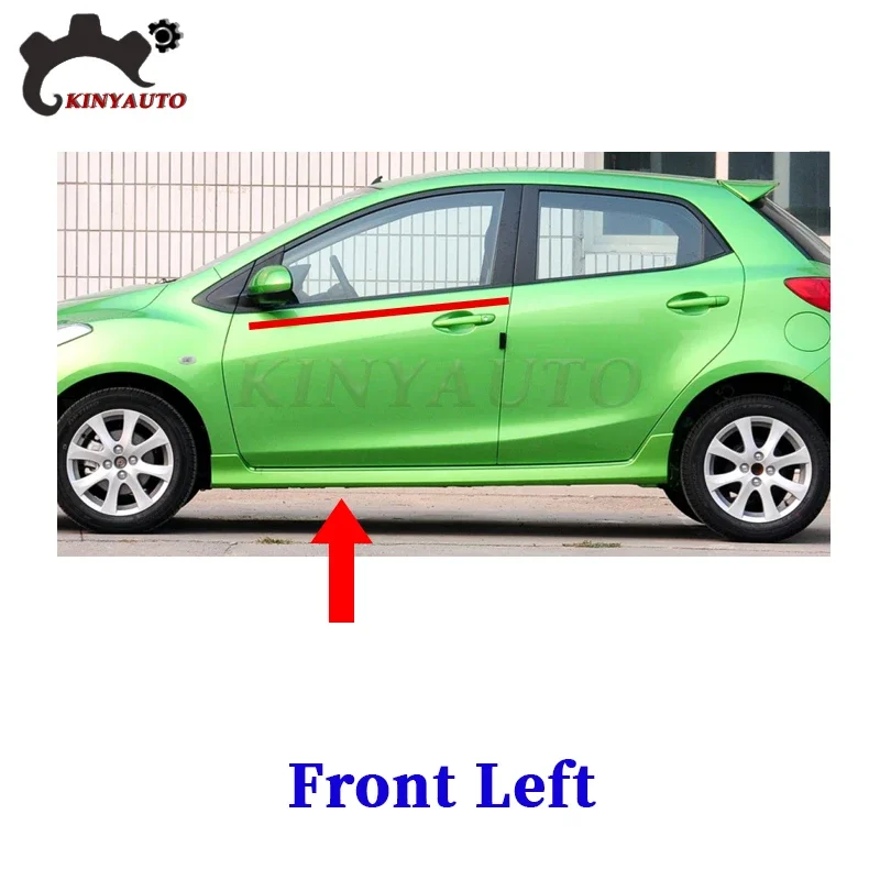 

Для Mazda 2, хэтчбек, седан, черное боковое окно, резиновая уплотнительная лента, отделка ремня, стеклоочиститель, резиновые автомобильные аксессуары