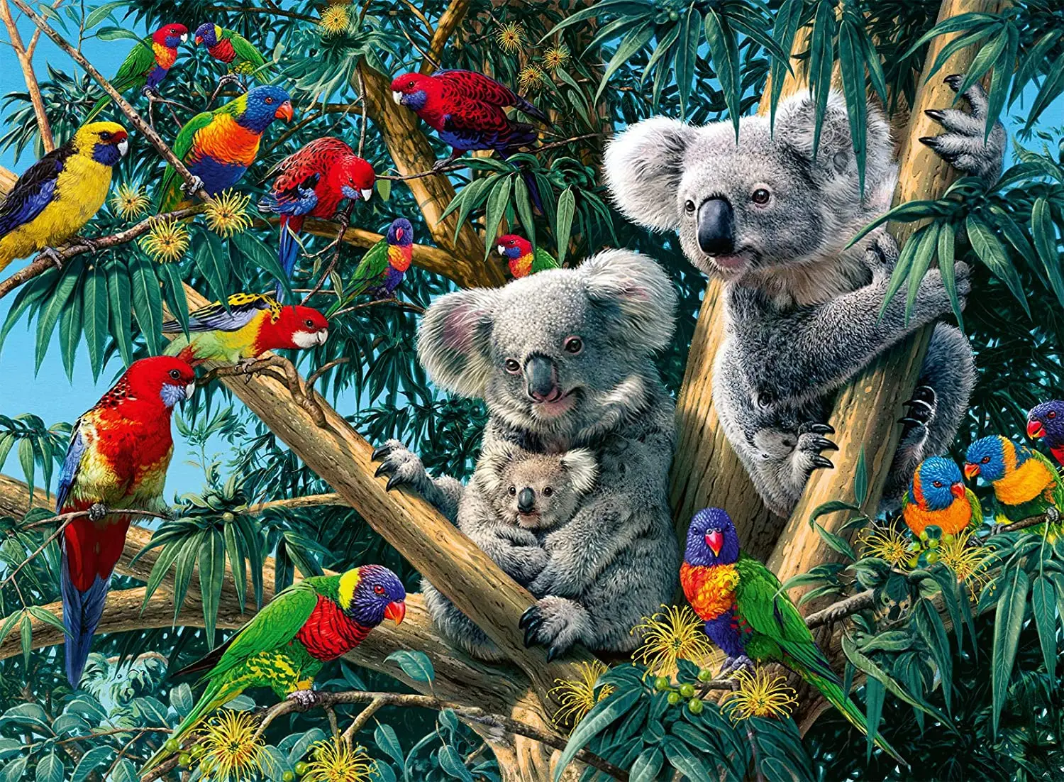 

Головоломка Koala на дереве для взрослых, игра для декомпрессии, обучающие игрушки для детей