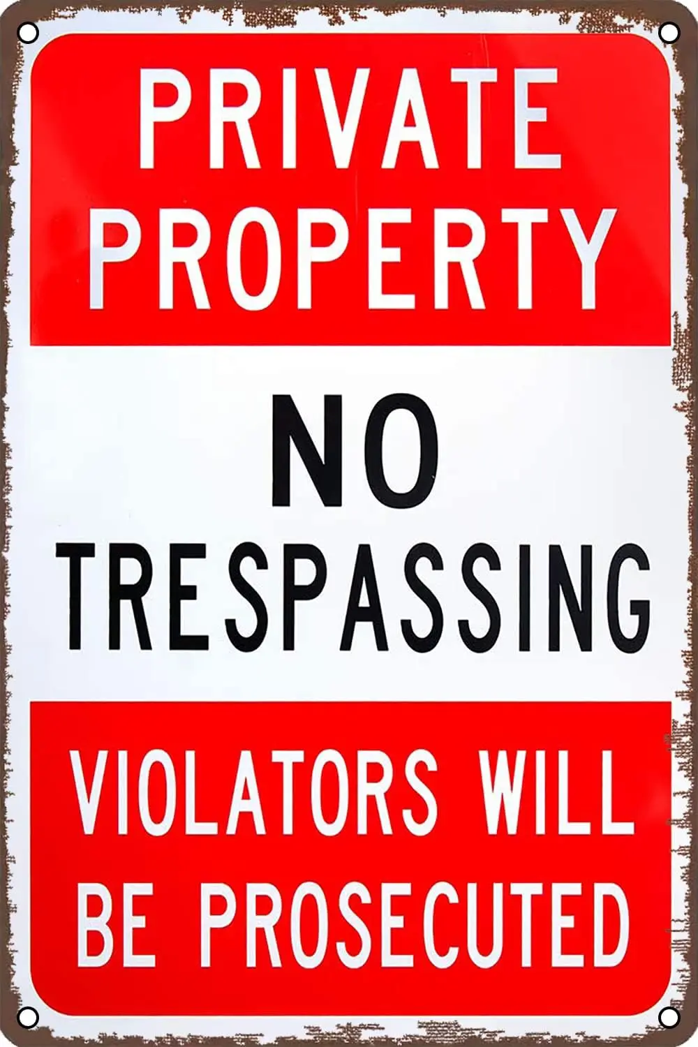 اللte Property - No Trespssng Voltors Prosecuted Metl Sgn Ретро Wll Декор для дома Grden Mn Cve Brs Resturnts Cfes Office Store