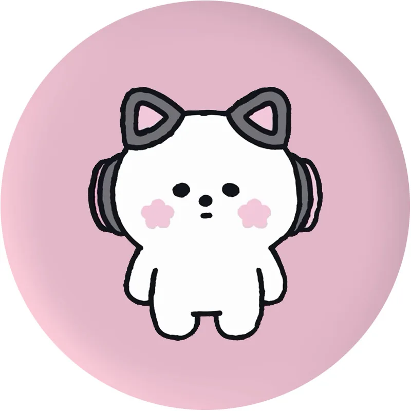 Kpop Idols CHAEWON HONG EUNCHAE значок 58 мм мультфильм милая круглая жесть брошь аксессуары