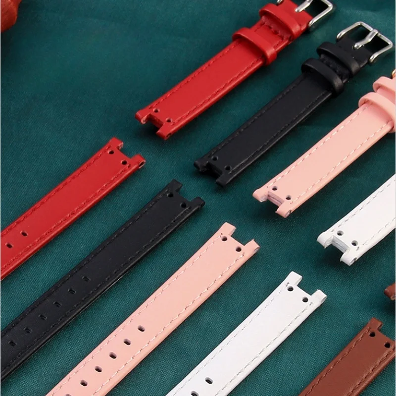 Фото Кожаный ремешок для часов Anne Klein AK2618 2157 2156, женский ремешок для часов, специализированный сменный браслет 12×6 мм, аксессуары для часов №5
