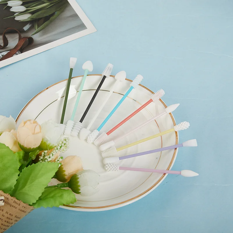 Силиконовые ватные палочки многоразовые для чистки ушей двухсторонние и носа