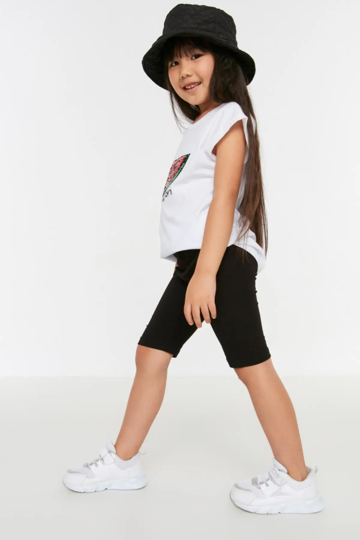 

-Powder Short Female Child Knitted Leggings