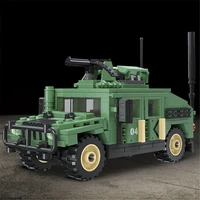2022 new military army building toys for kids 357pcs simulation us armored vehicle building blocks moc bricks educational toys
