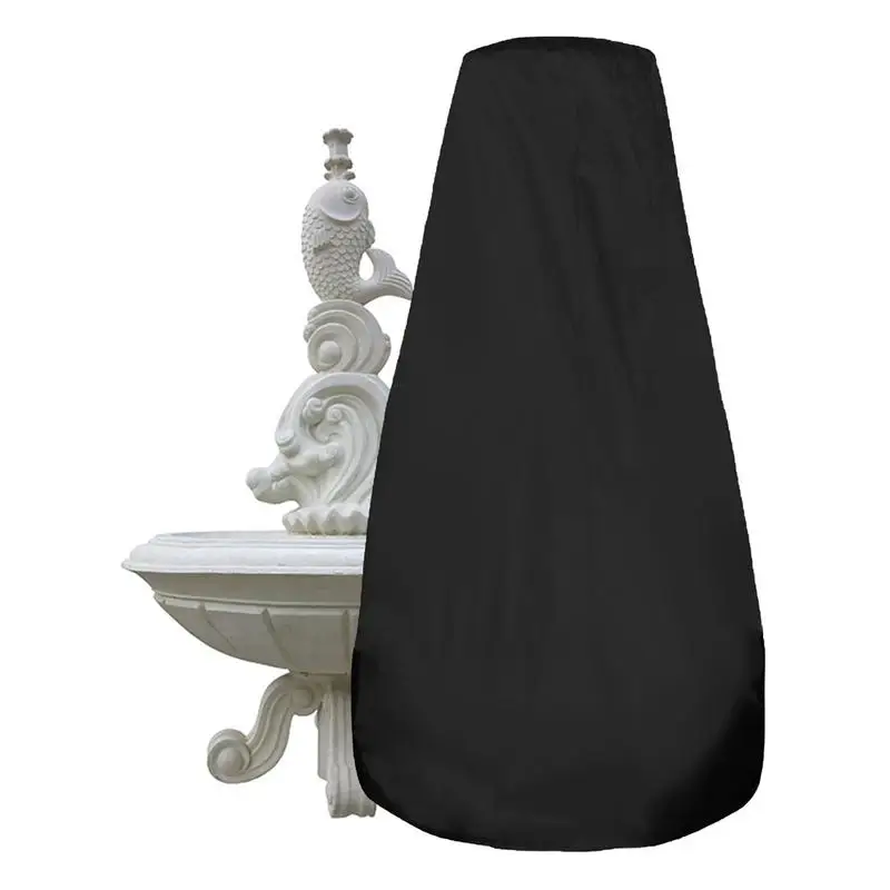 

Statue Covers Solid Statue Protective Cover Fountain Dust Cover Fade Resistant UV Protection Sun Rain Snow Protection Silver