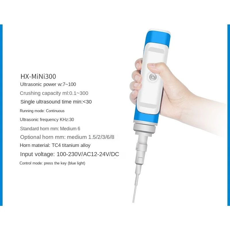 Миниатюрная ультразвуковая дробилка лабораторный аппарат для распыления