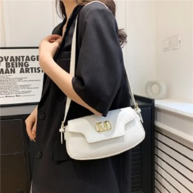 2023 New Casual Chain Crossbody Bags For Women Fashion Simple Shoulder Bag Ladies Designer Handbags Genuine Leather Messenger