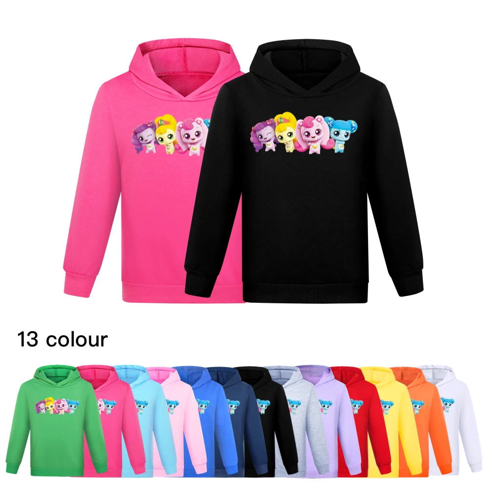 

Hot Kawaii Kids Cartoon Catch Teenieping Children Sweatshirts Long Sleeve Hoodies Pullover Boys Toddler Girls Spring Fall Clothe