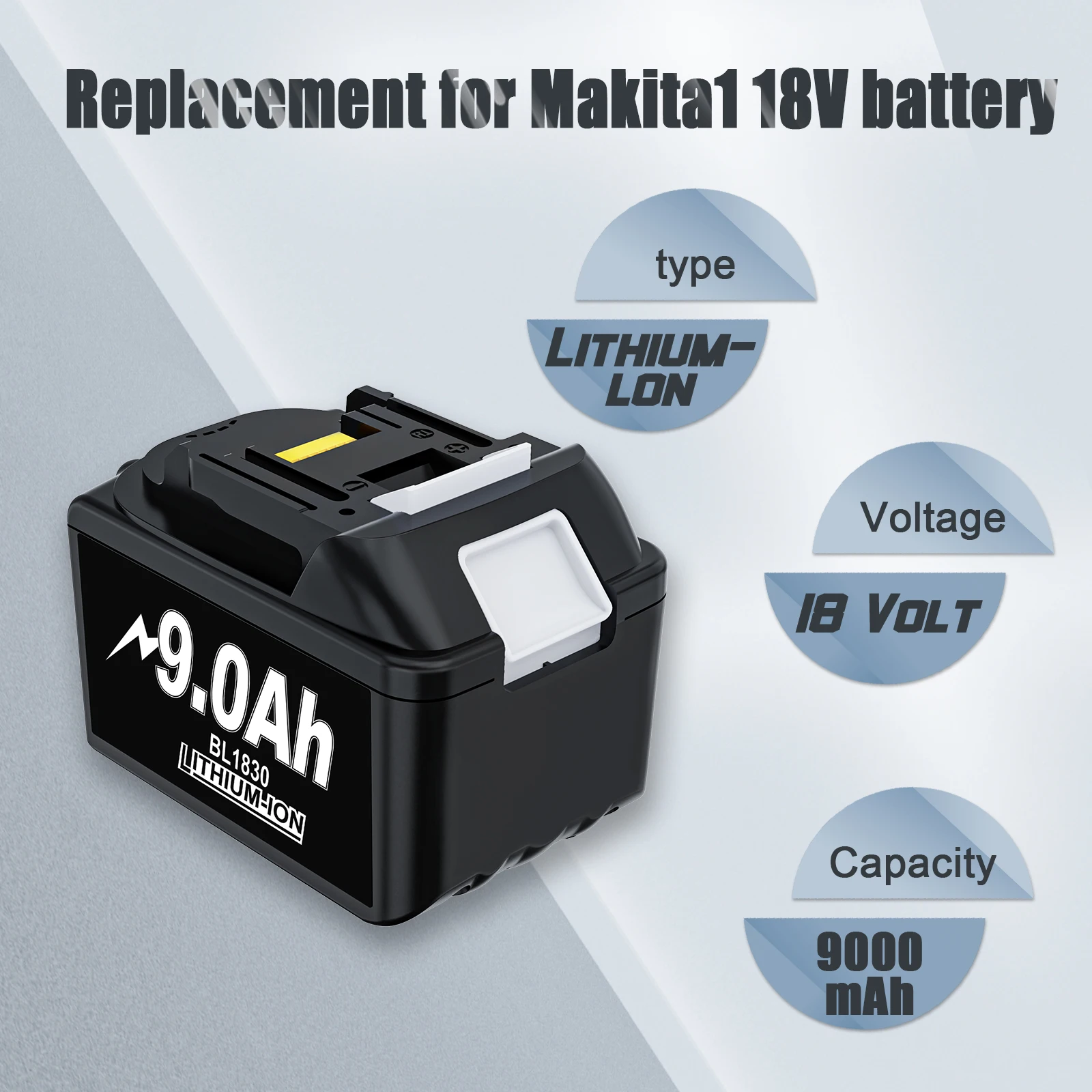 аккумулятор или зарядное устройство для makita 18v bl1850b bl1860 bl 1860 bl1830 bl1815 bl1840 LXT400 9.0Ah tools