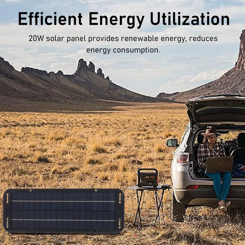 20 Вт 12 В комплект солнечной панели солнечное зарядное устройство USB питание