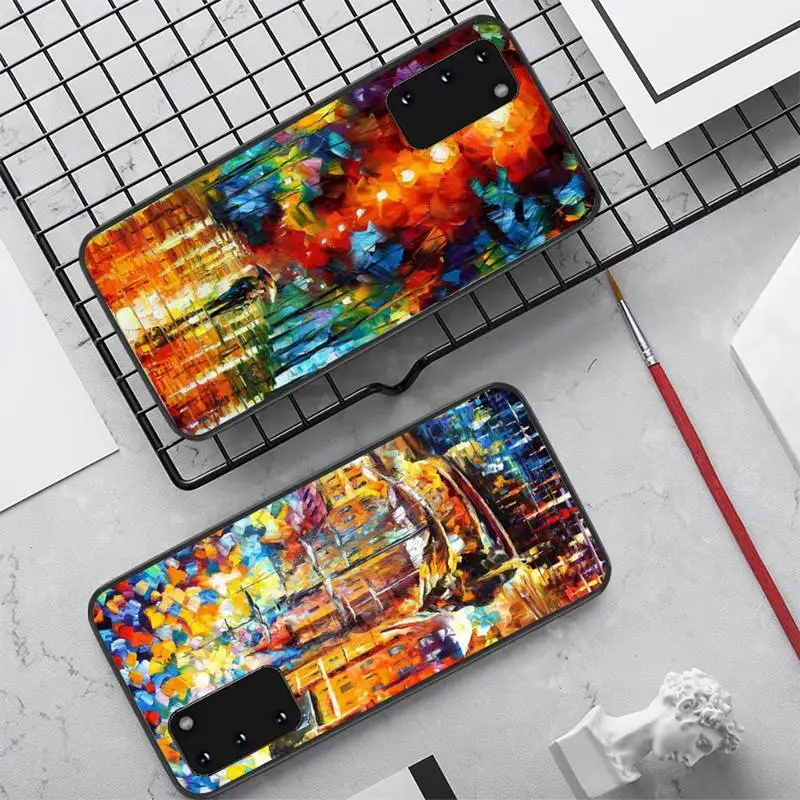 

FHNBLJ Van Gogh Phone Case for Samsung S20 lite S21 S10 S9 plus for Redmi Note8 9pro for Huawei Y6 cover