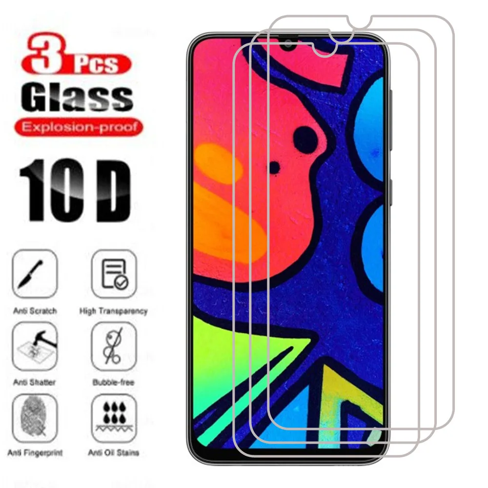 

3pcs Protective Glass for Samsung Galaxy A02 A12 A32 A42 A52 A72 M02 M12 M62 Screen Tempered Glass F41 F62 A01 A11 A21 A31 Film