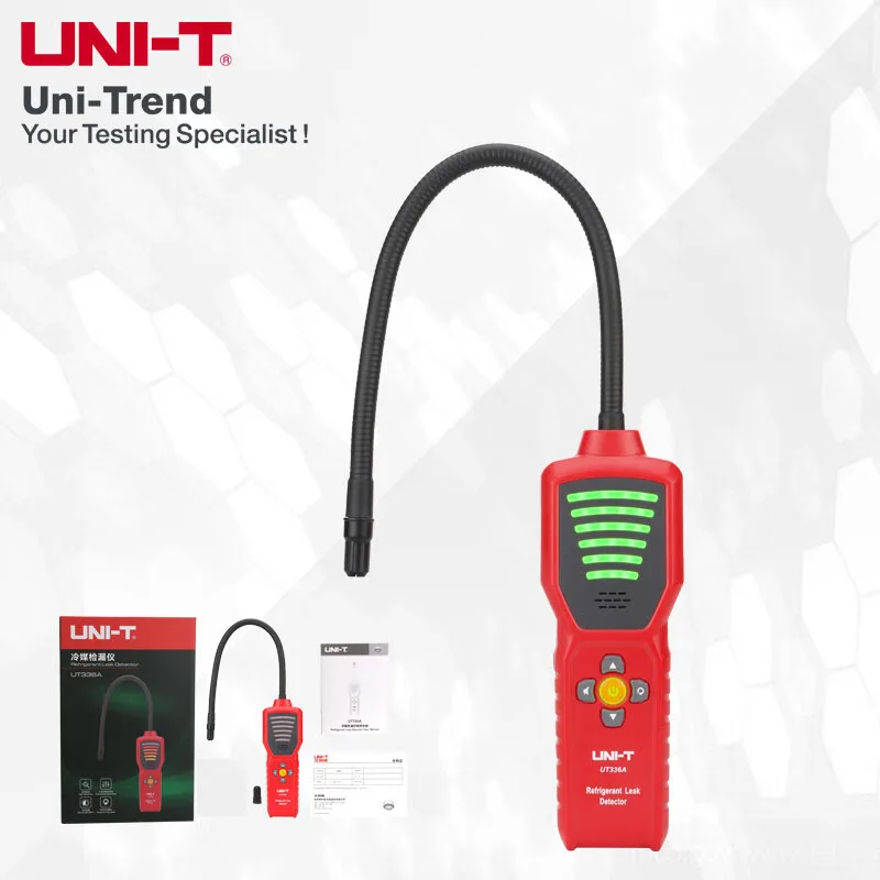 Фото Детектор утечек хладагентов UNI-T UT336A (CFC, HCFCS, HFCS) для обслуживания кондиционеров, автомобилей и холодильников №2