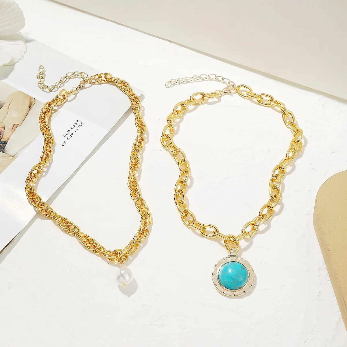 

2022 New Trendy Matching Necklace Simple Personality Hip-hop Necklace for Women and Men Do Not Fade Luxury Jewelry