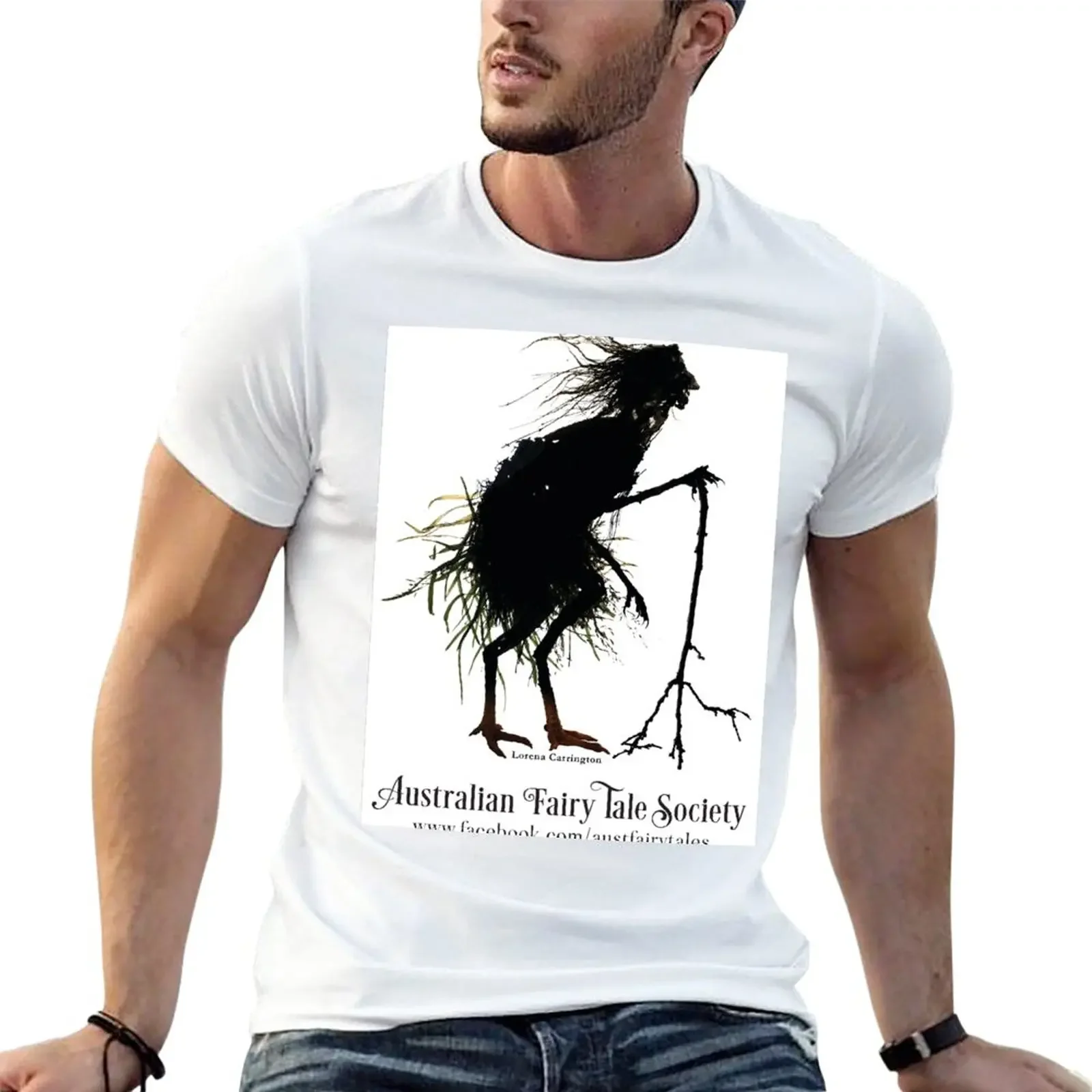 Новая футболка Baba Yaga от Lorena Carrington футболки с рисунком для спортивных болельщиков