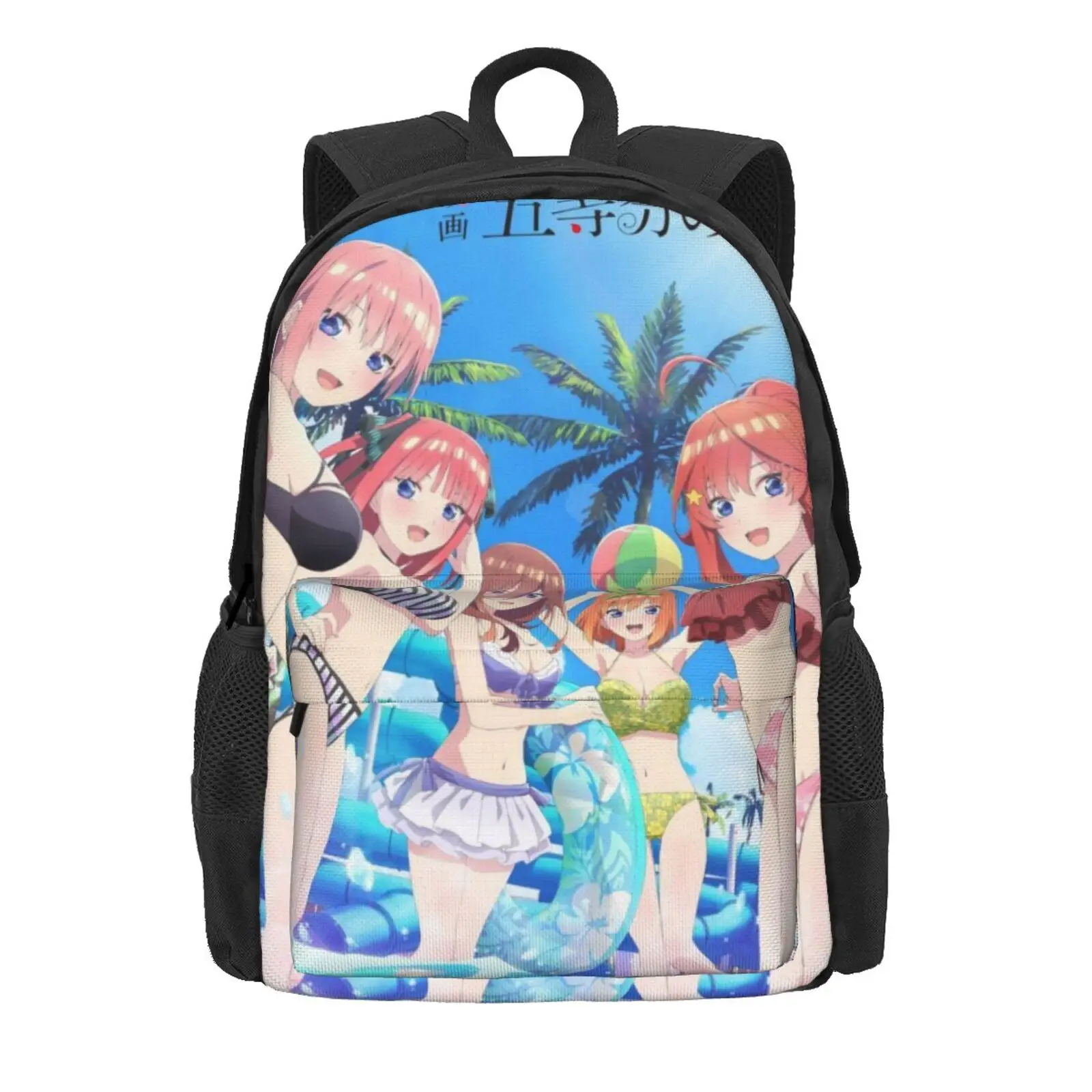 

The Quintessential Quintuplets 8 school bags Minibag For School Bag Woman Kawaii Handbags Plaid Man Backpack