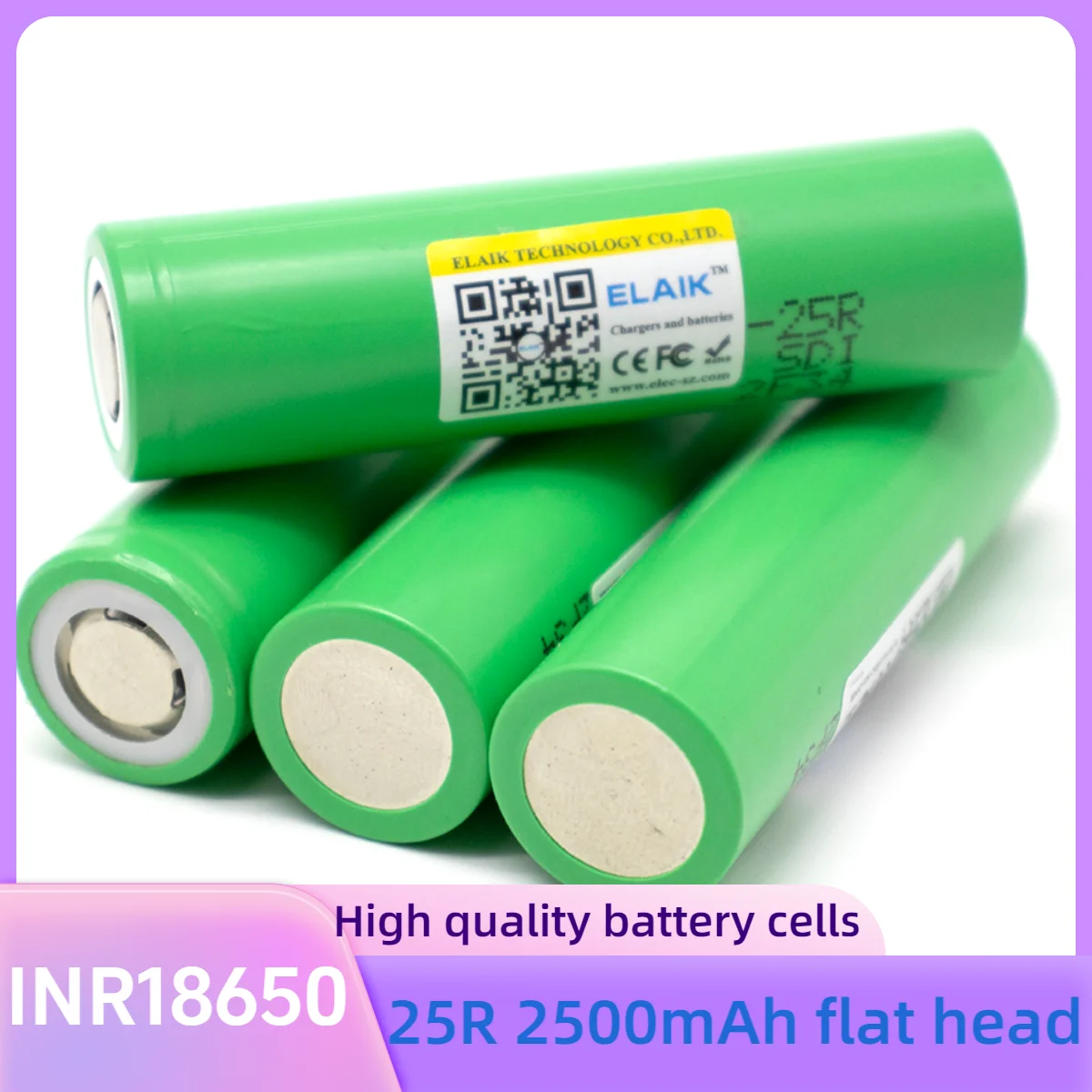 Аккумуляторная батарея INR18650 3 7 в 2500 мАч Высококачественная аккумуляторная