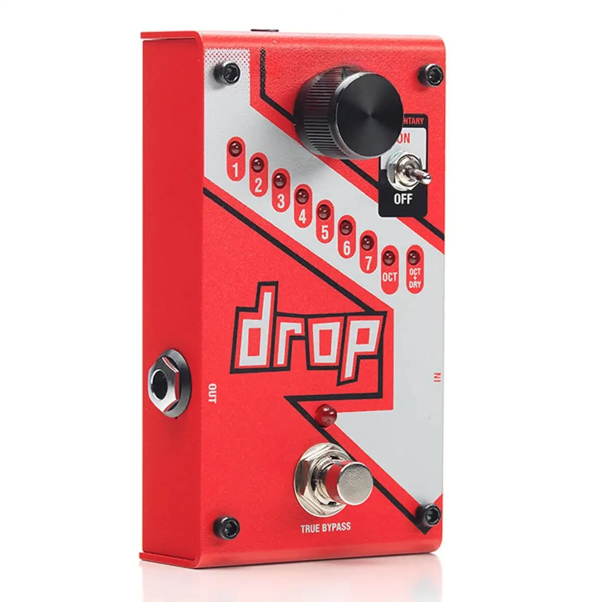 Фото 100% Оригинальная педаль эффектов Digitech Drop Tune для электрогитары и бас-гитары, лимитированная серия, одинарный эффект, Compound Drop Tune №2