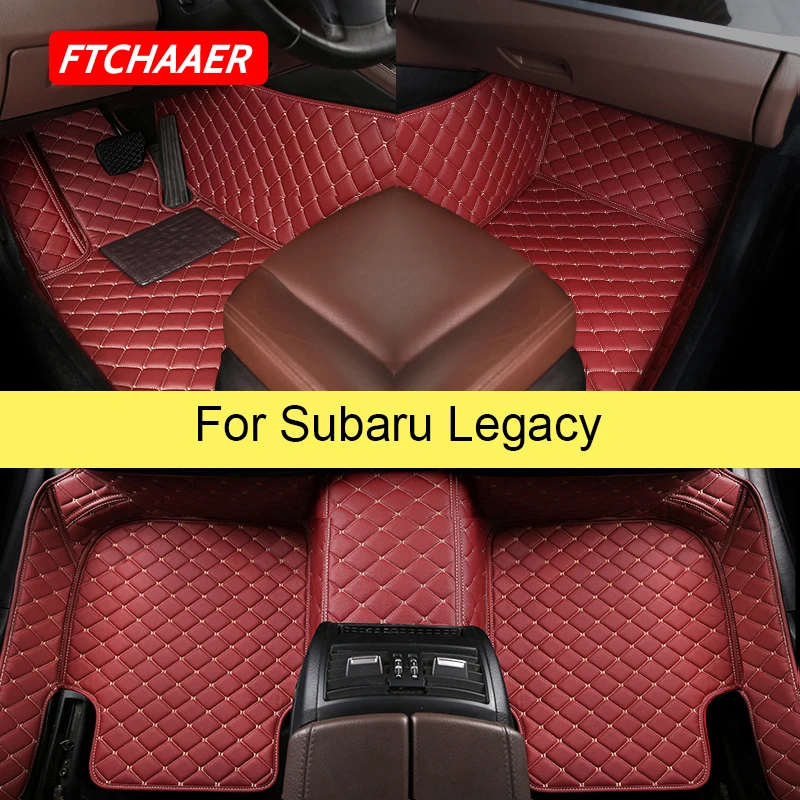 

FTCHAAER Car Floor Mats For Subaru Legacy Foot Coche Accessories Carpets