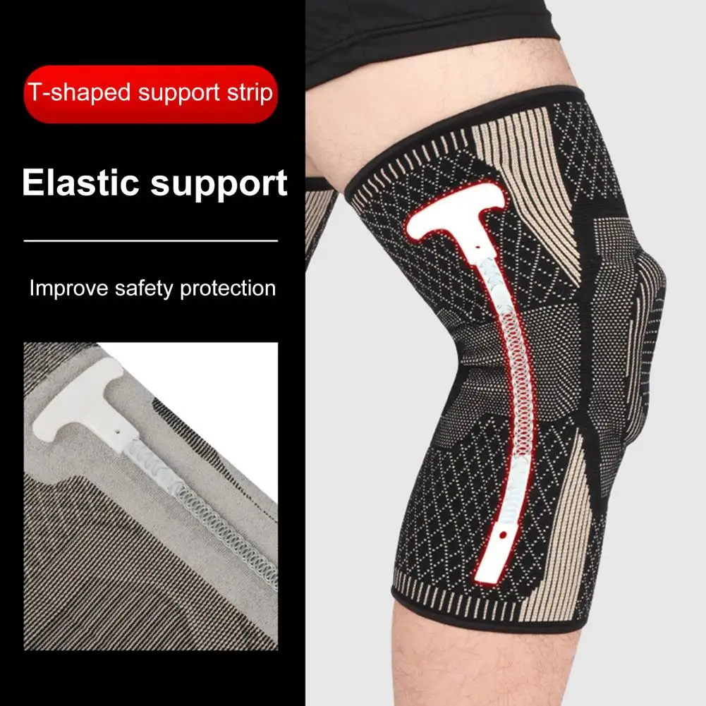 

Knee Pads Sleeve Elastic Non-slip Flexible Professional Knitted Knee Support Brace for Cycling Sports Safety