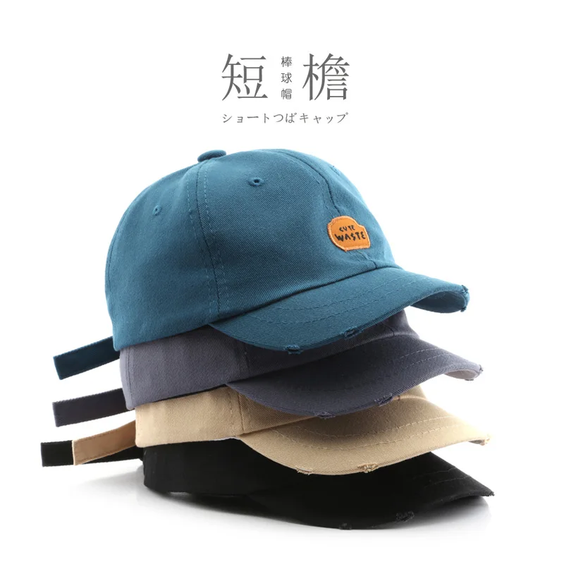 

Cotton Baseball Cap for Women and Men Casual Short-Brim Embroidery Hip Hop Snapback Hat Summer Sunscreen Caps Dad Hats Unisex