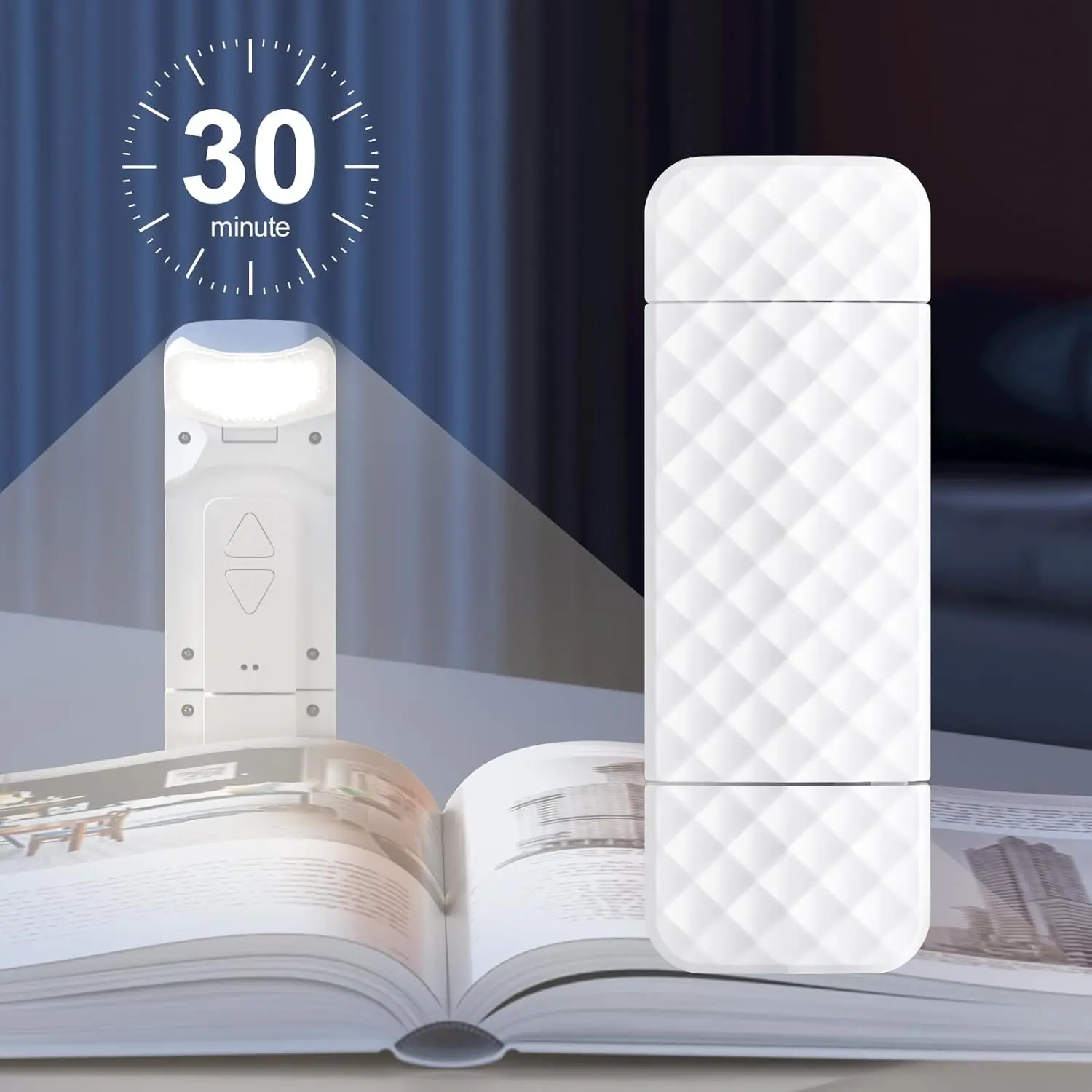 Перезаряжаемая лампа для чтения с таймером
