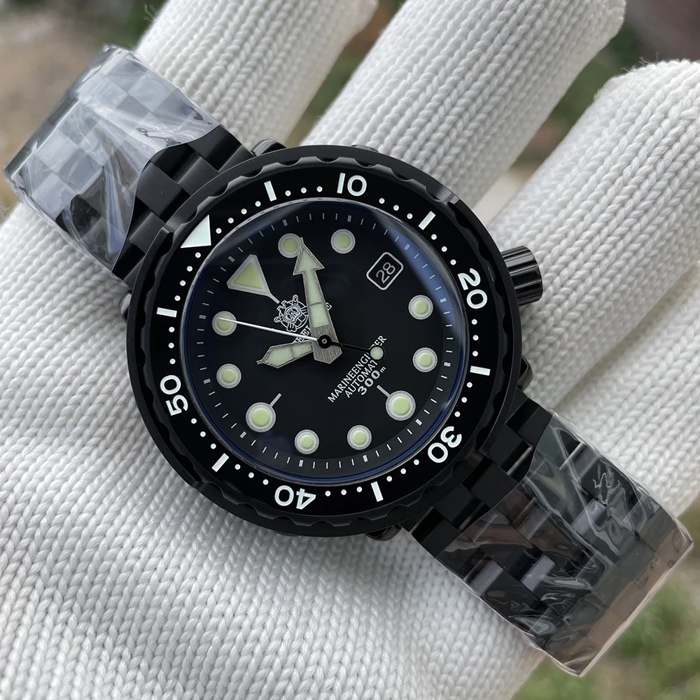 

Часы мужские механические водонепроницаемые из нержавеющей стали с двойной подсветкой, 30 бар