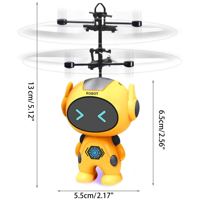 Индукционный летающий робот-вертолет Дрон для защиты электронные подарки стресс