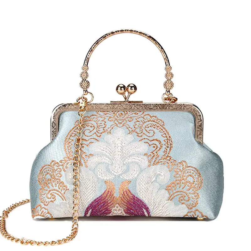 

Chinese style retro fashion design elegant ladies cheongsam bag shoulder bag handbags for women bolso saco fiesta ビトン